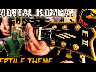 mortal kombat - reptile theme on guitar (metal cover)