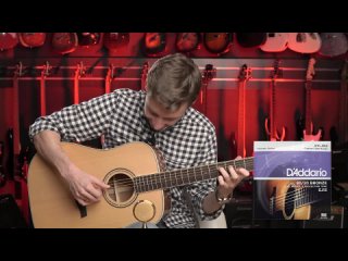 how string gauge affects the sound of an acoustic guitar d'addario string review