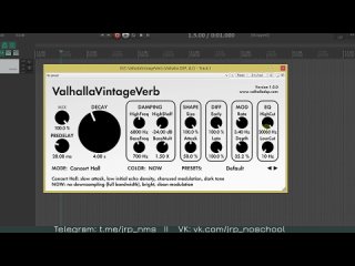 valhalla vintage verb - plugin overview   everything