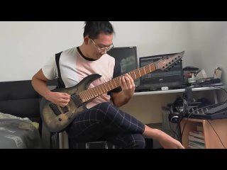 my first 8 string guitar riff