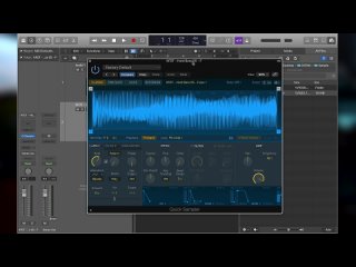 doom synth bass with one sample in logic pro x