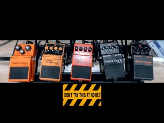 boss distortion pedals comparison - by nick percev