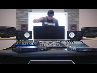 crazy home studio makeover - dangerfox genesis desk