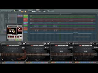 fear factory - (memory imprints) never end (fl studio instrumental cover   shred