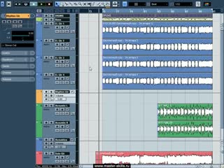 processing and mixing guitars in nuendo 4 - 2 rhythm guitar. panning and filtering