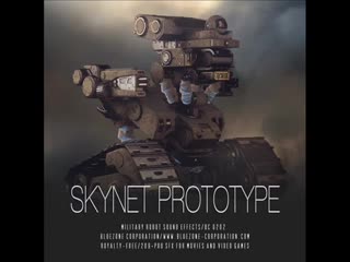 skynet prototype - military robot sound effects - sound library